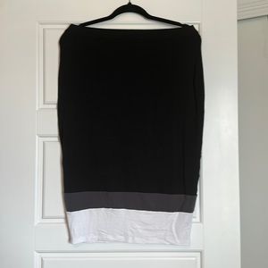 Asos Curve Blocked Pencil Skirt